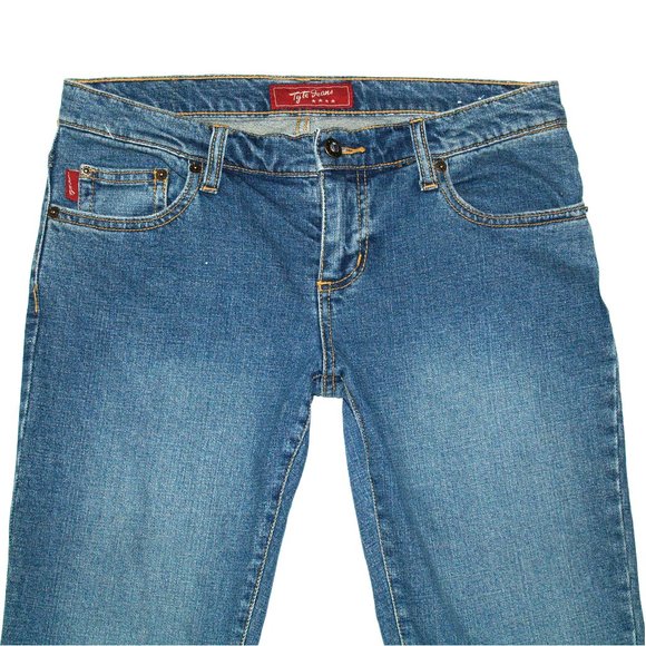 Tyte Jeans Vintage Inspired - Style# 17560UAJ - Women's Flared Blue Denim 31x32 - Picture 5 of 12